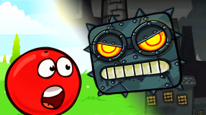 КРАСНЫЙ ШАРИК против чёрного квадрата ЧАСТЬ #6 игра Red Ball 4 на канале Мистер Игрушкин