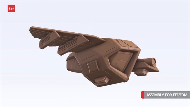 D77 Pelican 3D Printing Model | Assembly By Gambody