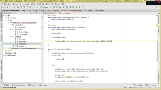 Android MySQL Database Ep.11 : GridView - Select Images and Text смотреть онлайн