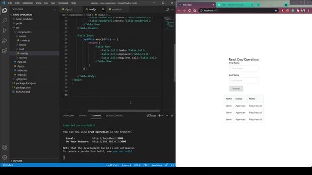 Let's perform CRUD Operations with React and Axios - Tutorial for Beginners смотреть онлайн