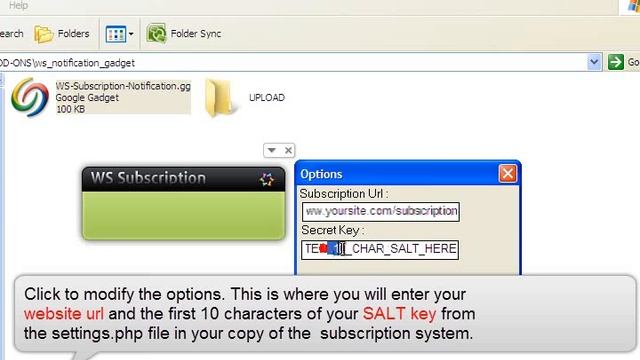 WS Subscription Notification Gadget Install смотреть онлайн