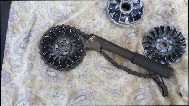 Как снять передний вариатор на скутере смотреть онлайн