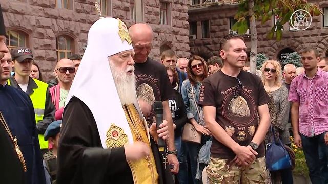 Святійший Патріарх Філарет освятив пам'ятний знак на честь Конотопської битви 28 червня 2015 року смотреть онлайн