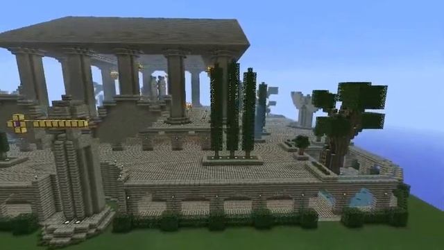Minecraft My Build - Roman Style GodsPalace смотреть онлайн