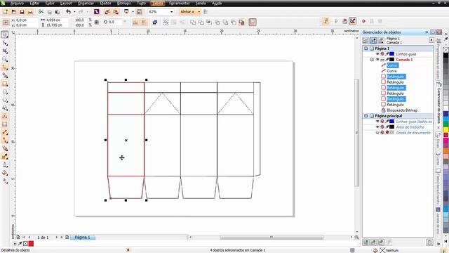 Vetorizando molde da internet (caixa de leite) - CorelDRAW X6 смотреть онлайн