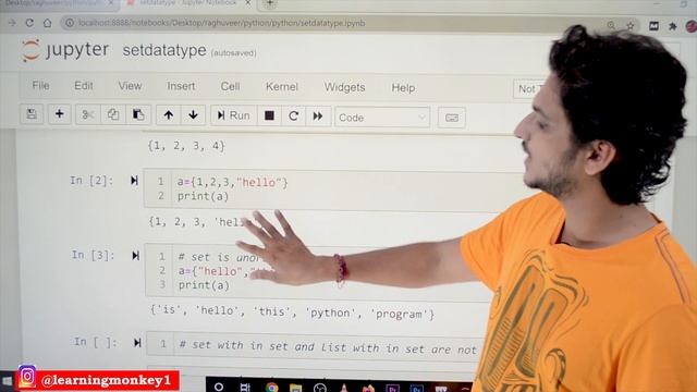 Set Data Type and Methods in Python || Lesson 25 || Python || Learning Monkey || смотреть онлайн