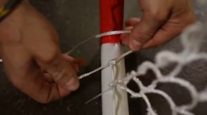 КРЕПЛЕНИЕ ХОККЕЙНОЙ СЕТКИ К ВОРОТАМ