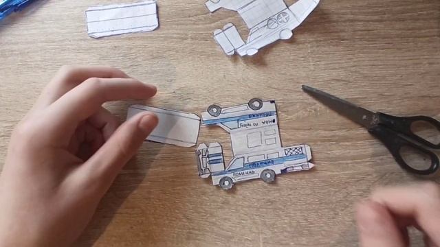 Как сделать полицейскую машину из картона #автоклуб62 смотреть онлайн