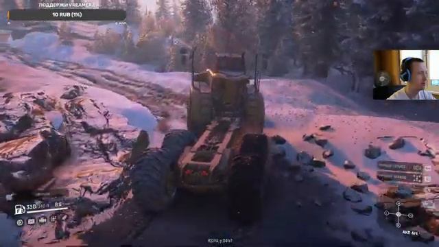 SnowRunner 🚚 Локация "Горная река" 🚚 Аляска Часть 3 смотреть онлайн