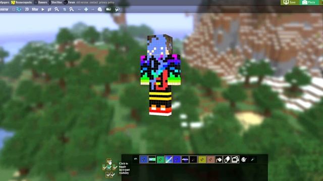 КАК СДЕЛАТЬ СВОЙ СКИН В МАЙНКРАФТ [Minecraft Skin Java Bedrock] смотреть онлайн