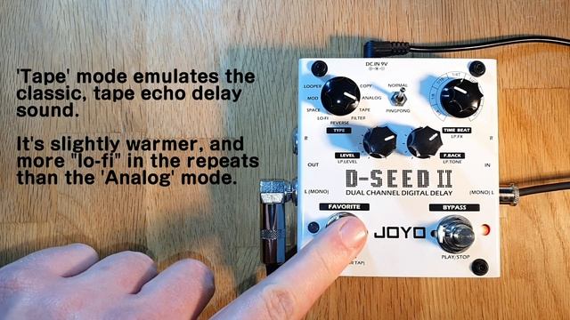 Video Manual: Joyo D-Seed II