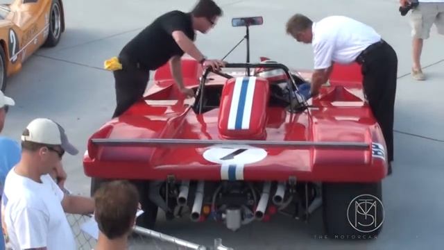 " Flying Shingle" Ferrari N.A.R.T. 312 P Amazing Sounds in the Pits смотреть онлайн