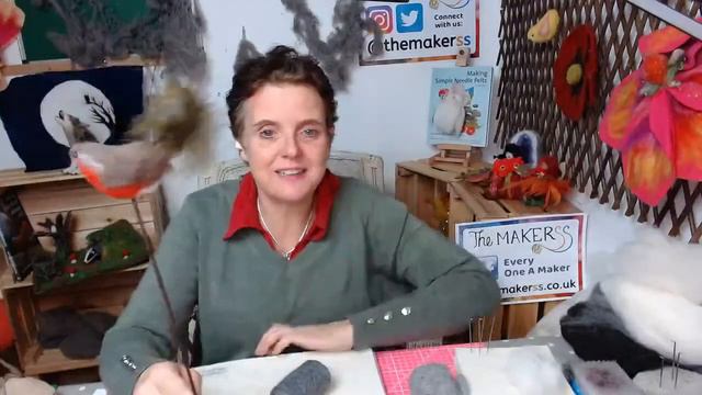 Make A Needle Felted Penguin Chick - Makerss Make-Along