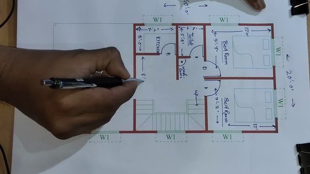20 x 40 HOUSE DESIGN II 20*40 GHAR KA NAKSHA II 20 x 40 MAKAN KA NAKSHA смотреть онлайн