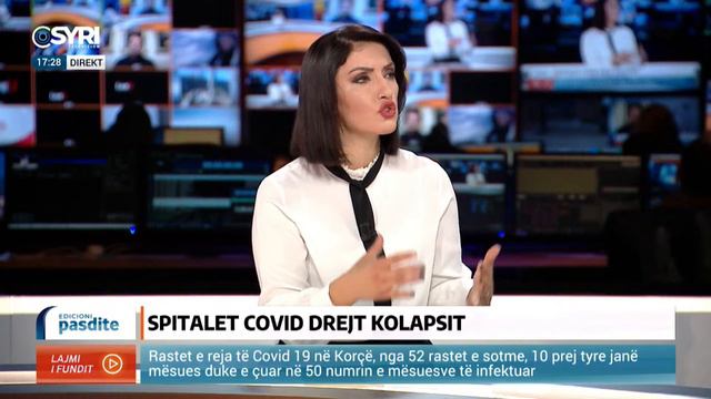 Dritan Kociaj, spitalet të tejmbushur, të infektuarit me covid mjekohen jashtë në autoambulanca смотреть онлайн