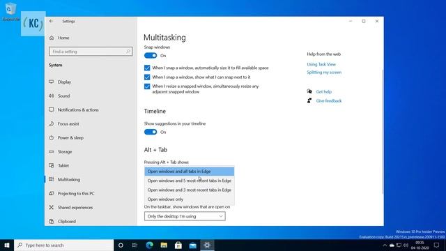 How To Disable The ALT-TAB Experience Of Microsoft Edge On Windows 10? #Windows10 | #MicrosoftEdge
