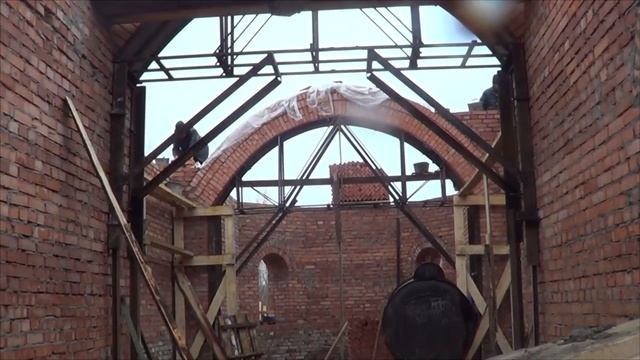 История Троицка.Строительство храма в березовой роще поселка Троицкой ГРЭС смотреть онлайн