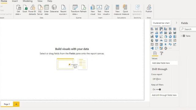 Clustered Bar Chart in Power BI | Power BI English смотреть онлайн