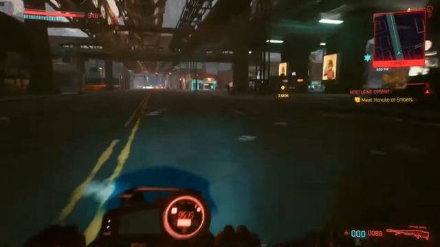 Cyberpunk 2077 - motorcycle chases and normal police appeared смотреть онлайн