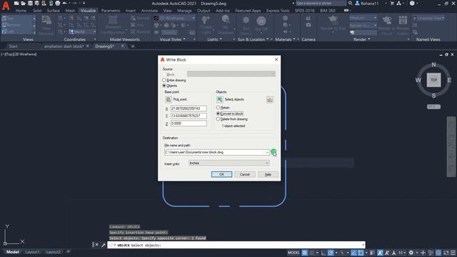 Autocad How To Stretch A Block | Ampliation Dash Block