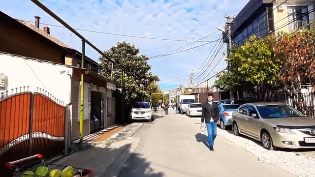 Ул. Просвещения от "Фрегата" к "Знанию". Адлер. Сочи. смотреть онлайн