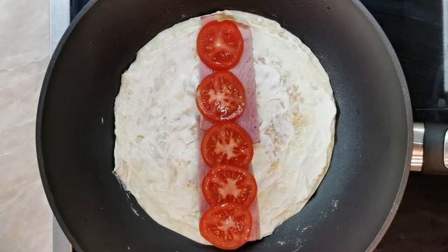 Быстрый и вкусный ПП завтрак. Из лаваша. смотреть онлайн
