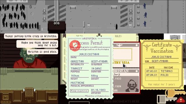 Upcoming Audit - Let's Play Papers Please Part 13 смотреть онлайн