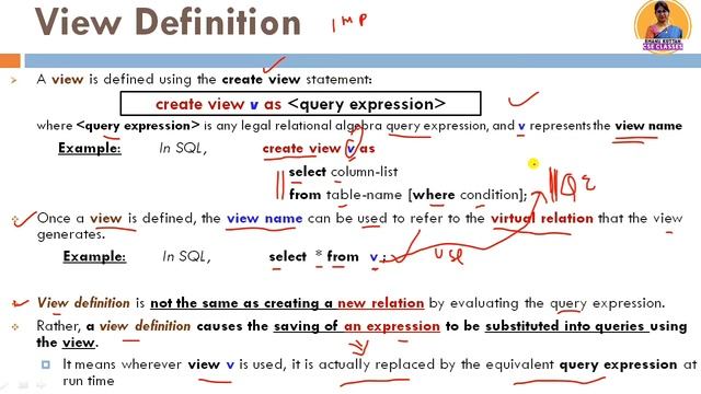 Views in DBMS | Relational Algebra & SQL | DBMS Lecture-41 | Shanu Kuttan | Hindi смотреть онлайн