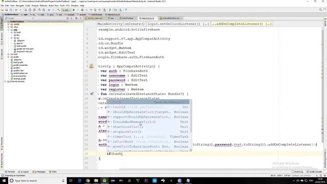 Firebase Authentication Android Kotlin смотреть онлайн