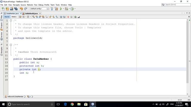 Java Tutorial Khmer 12 Encapsulation Data Member (OOP) смотреть онлайн