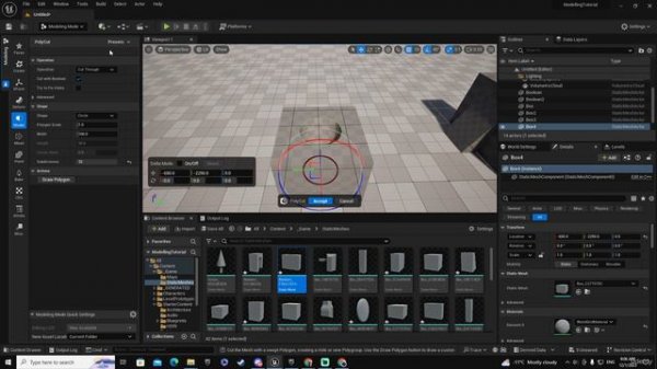 7. Cutting with PolyCut