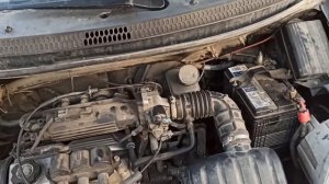 Порвался трос сцепления на матизе, поменял. И поменял резину на прицепе.