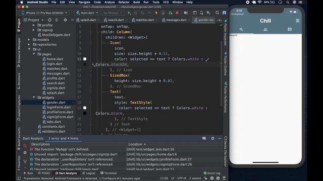 Build Flutter Tinder Clone with Firebase & BLoC #20/41 Authentication Flow смотреть онлайн