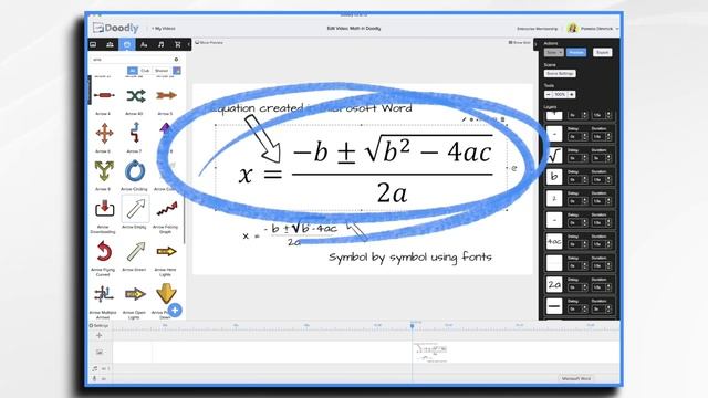 How to Teach Math with Doodly | Doodly in Education - Whiteboard Tutorial смотреть онлайн