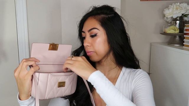 What fits in my Givenchy Mini Pocket Quilted Convertible Leather Bag | Erica Joaquin смотреть онлайн
