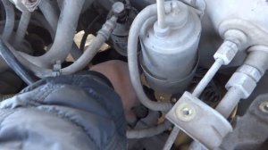 Замена топливного фильтра тонкой очистки на Toyota Corsa