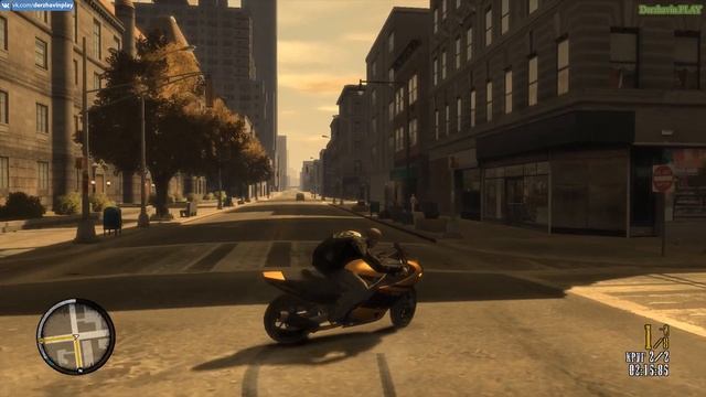 Прохождение GTA 4 - TLaD на 100% - Гонка 5: Парк (Park Circuit) смотреть онлайн