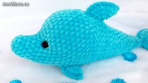 Амигуруми: схема Дельфин. Игрушки вязаные крючком - Free crochet patterns.