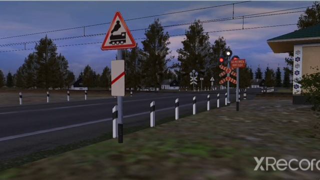 TRSA ▪️2М62У с грузовым поездом на переезде смотреть онлайн