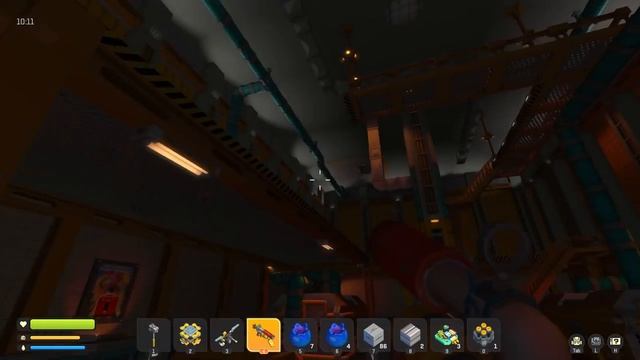 DEFEATING THE RED FARMBOT! - Scrap Mechanic Multiplayer Survival смотреть онлайн