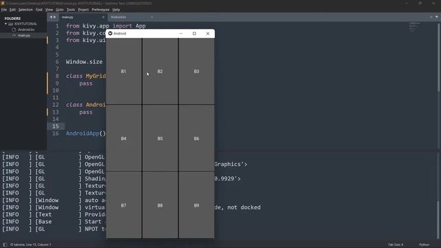 KIVY TUTORIAL || PART 4: GRID LAYOUT, ANCHOR LAYOUT смотреть онлайн