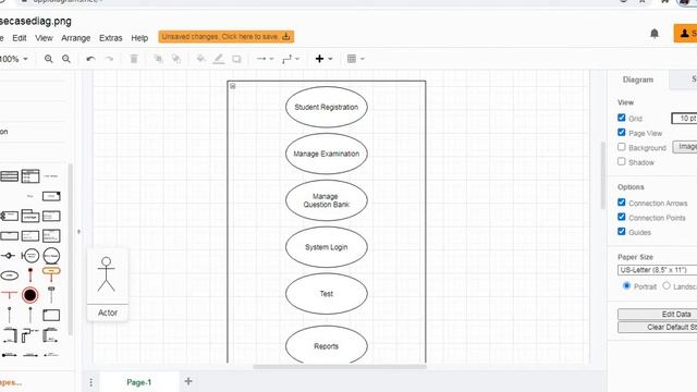 How to draw Use Case diagram | draw.io | Draw UML diagrams смотреть онлайн
