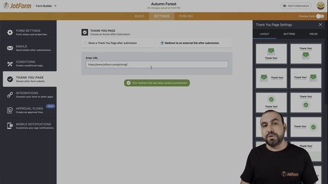 How to redirect people to another page after form submission смотреть онлайн