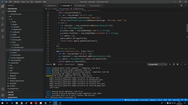 Tutorial CRUD do zero em AngularDart e Angel Dart com PostgreSQL смотреть онлайн