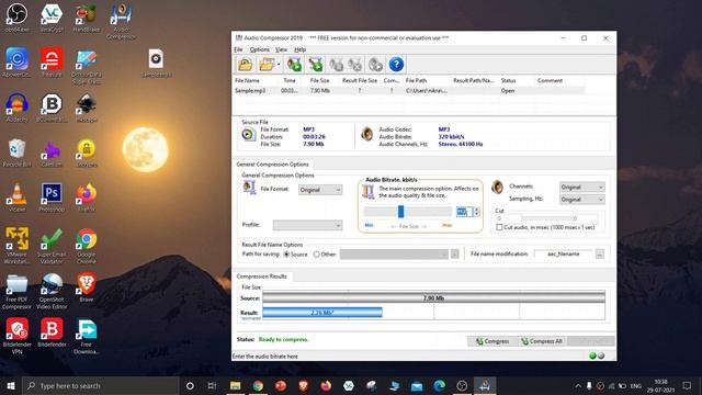 How to Compress mp3 Audio Files | Reduce Audio File Without Losing Quality | mp3 Compressor смотреть онлайн