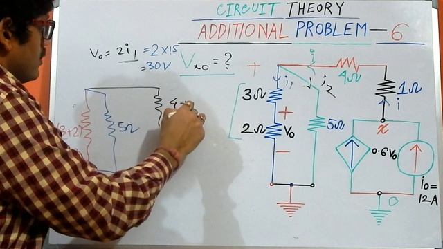 Additional Problem 6 for Node & Mesh Analysis By Engineering Brothers смотреть онлайн
