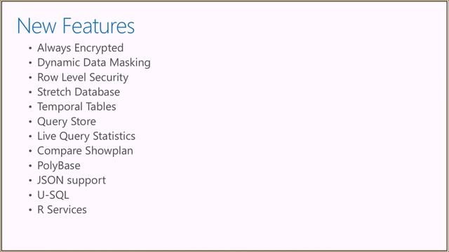 SQL Server 2016 New Features - Persian смотреть онлайн