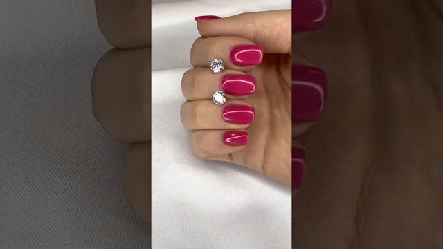 815165 Серьги пусеты из серебра MultiSilver, серебряные гвоздики, пусеты с кристаллом смотреть онлайн