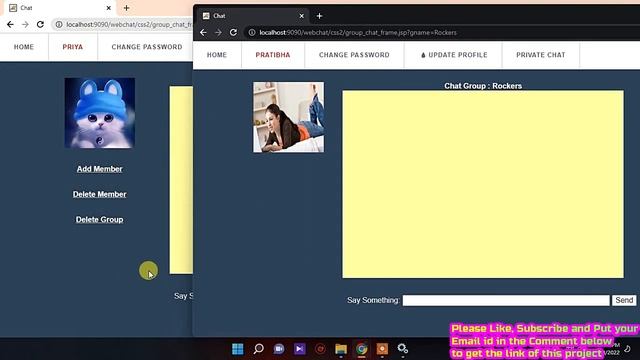 Online Chat Web Application Project in java with full source code, JSP, Oracle, Apache Tomcat смотреть онлайн