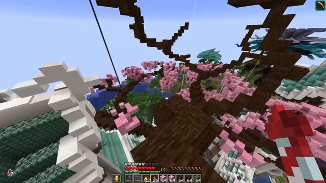 I Built a MEGA CHERRY TREE in Minecraft Survival - Hermitcraft смотреть онлайн